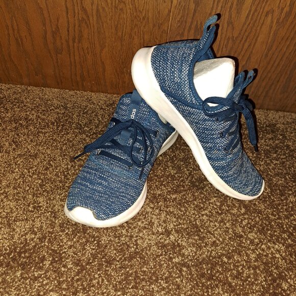 Adidas Cloudfoam Pure Shoe - Women's Running Tech Steel/Silver Metallic/Grey - Picture 10 of 10